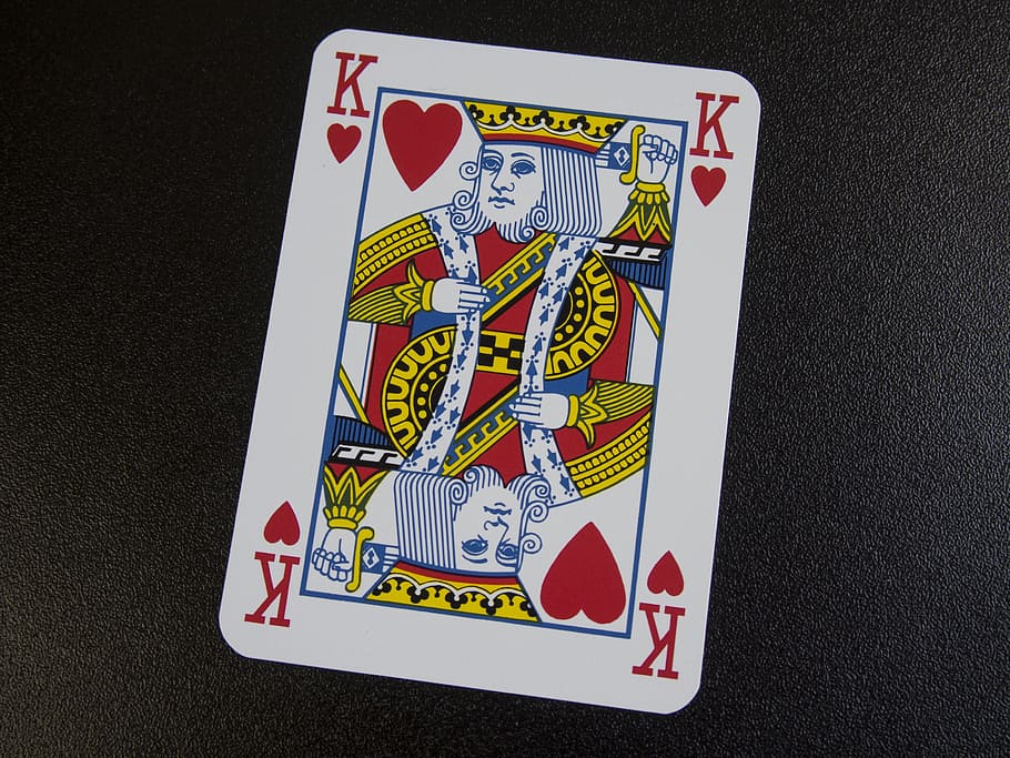 King poker card, King, King, King Of Hearts, Lover, heart king, HD wallpaper