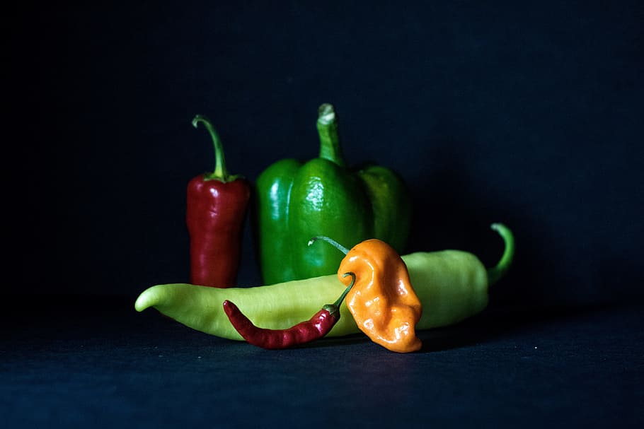 peppers, spicy, cooking, kitchen, food, hot, vegetable, food and drink HD wallpaper