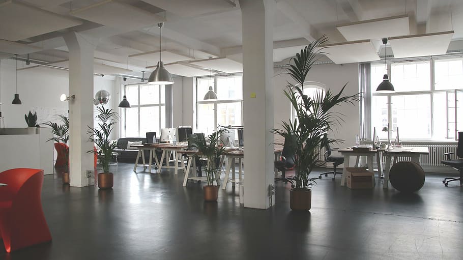 photo of empty cafe room, architecture, building, infrastructure HD wallpaper
