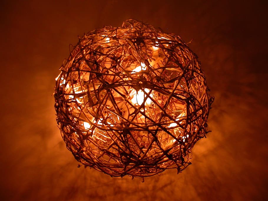 light, ball, decoration, sphere, indoors, no people, illuminated HD wallpaper