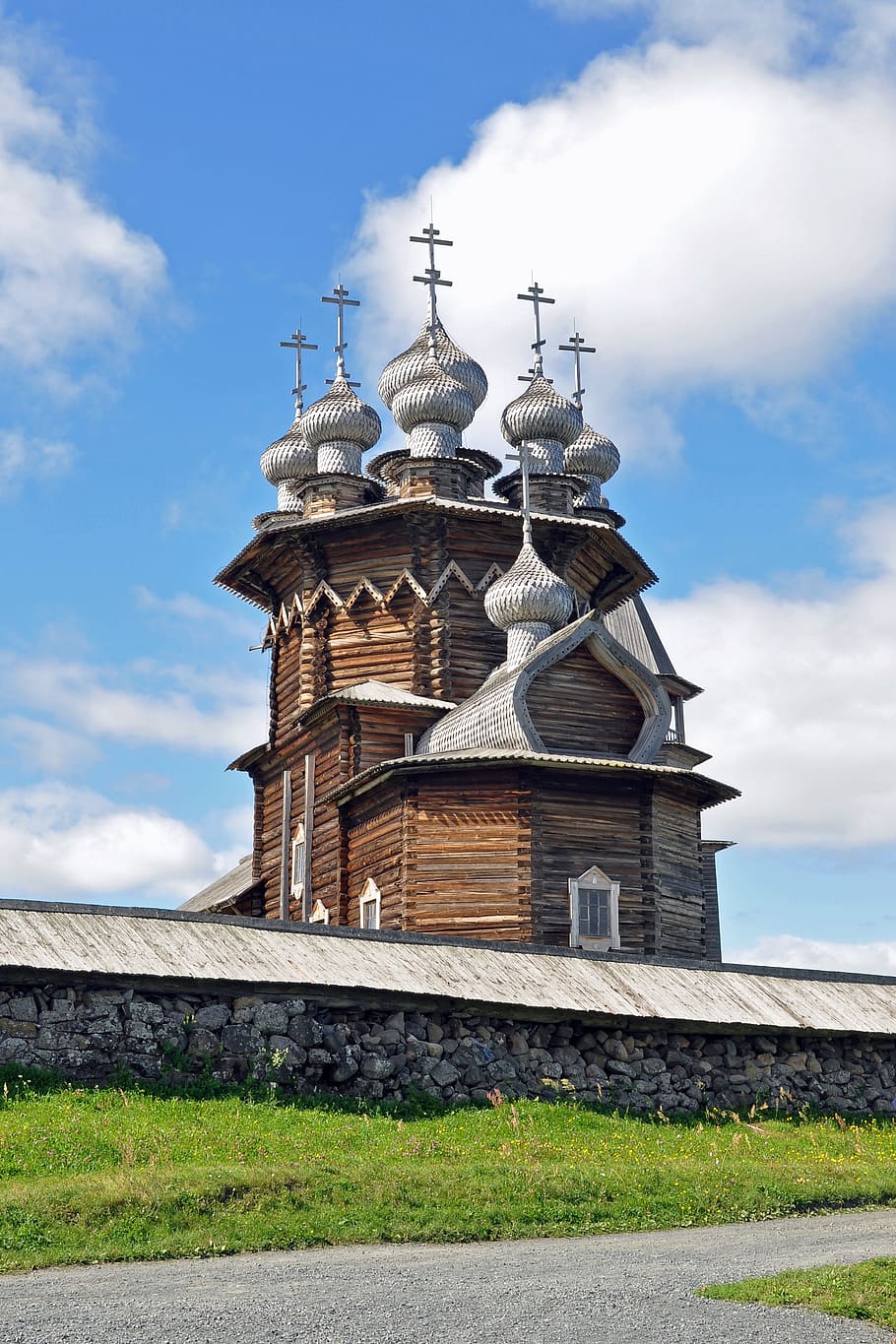 Russia, Kizhi, Church, Dome, architecture, religion, christianity, HD wallpaper
