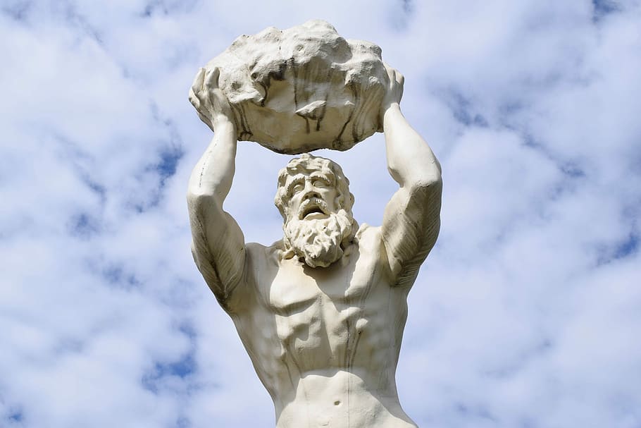 centaurs, sculpture, park, statue, human representation, art and craft HD wallpaper