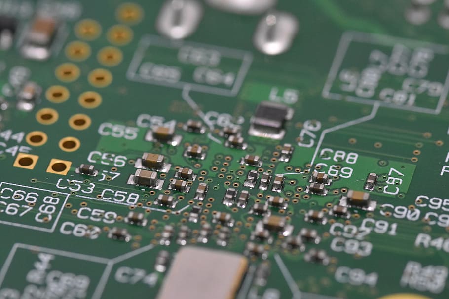 green circuit board, raspberry, computer, electronics, processor, HD wallpaper
