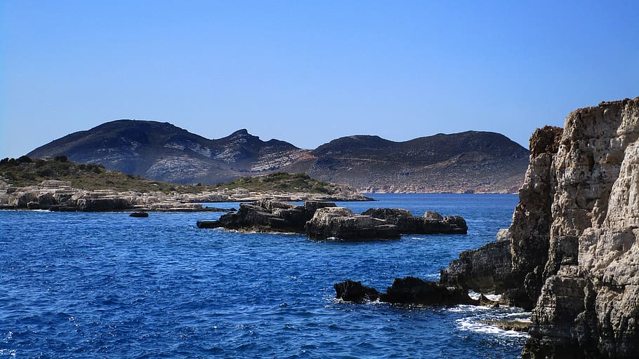 Hd Wallpaper Sea Islands Sky Water Ocean Turkey Maze Vacations Aegean Sea Wallpaper Flare
