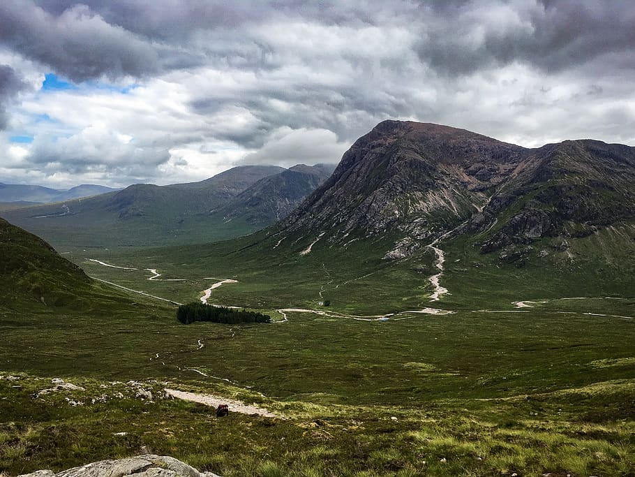 scotland, hiking, west highland way, landscape, nature, mountain