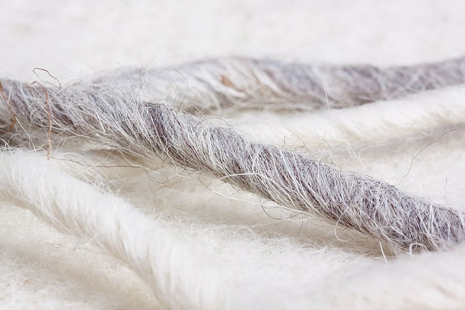closeup photo of white and brown cloth, sheep's wool, sheep wool-felt, HD wallpaper