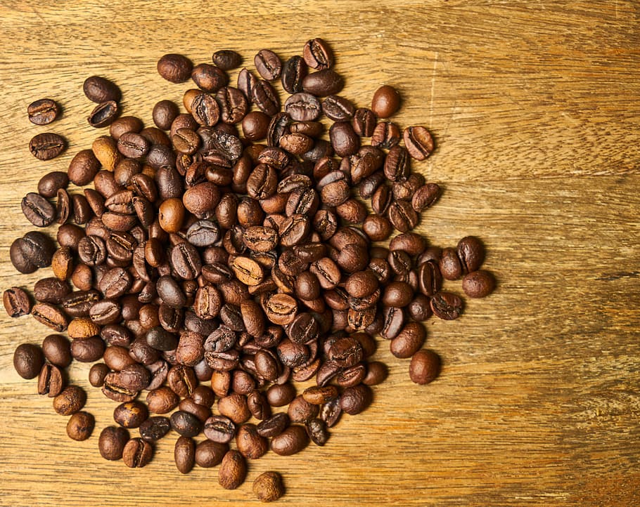 coffee, core, seed, kernels, table, good morning, nutrition HD wallpaper