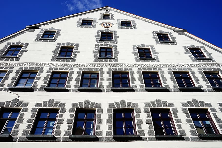 Home, Front, Facade, Window, Road, City, alley, leubesches house HD wallpaper
