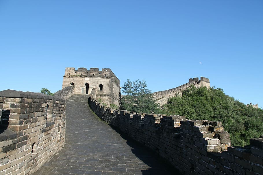 Great Wall of China, the great wall, the great wall at mutianyu, HD wallpaper