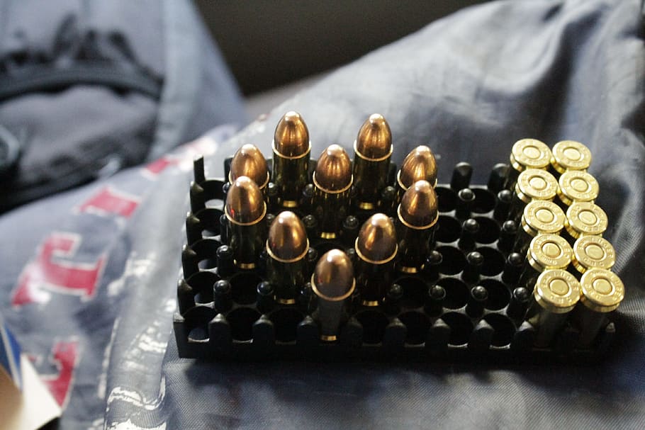 Bullets, Cartridges, Weapon, Ammunition, ammo, gun, military, HD wallpaper