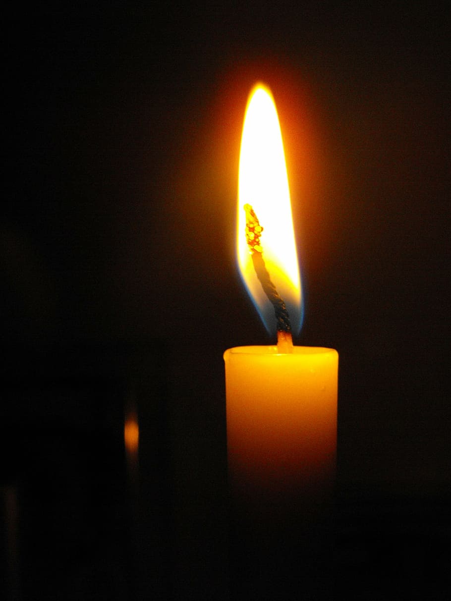 candle, darkness, candlelight, fire, burning, flame, fire - natural phenomenon HD wallpaper