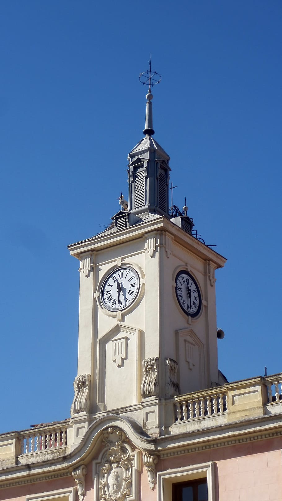 Building, Clock Tower, the clock tower, time, building exterior HD wallpaper