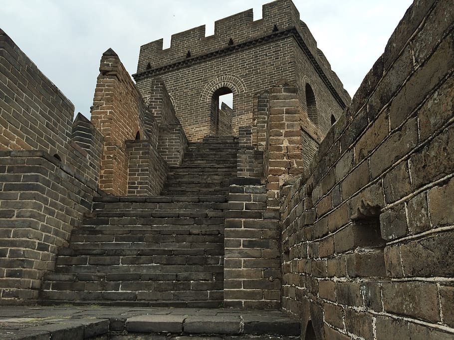 china, history, greatwall, brick, architecture, wall - Building Feature, HD wallpaper