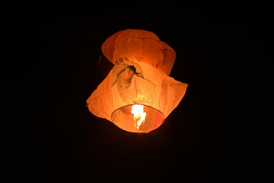 sky lantern, lanterns, buddhism, tradition, sky lanterns, lighting equipment HD wallpaper