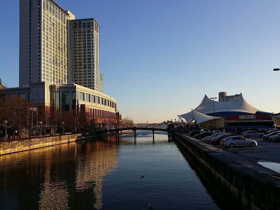 Inner Harbor, Baltimore, Harbor, Ships, urban, city, reflection HD wallpaper