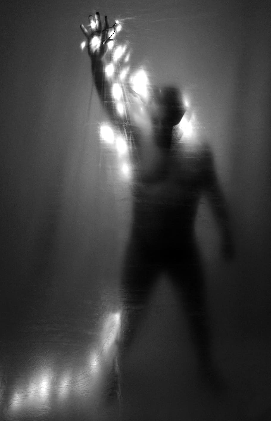 grayscale photo of person raising hand, untitled, devil, beelzebub HD wallpaper