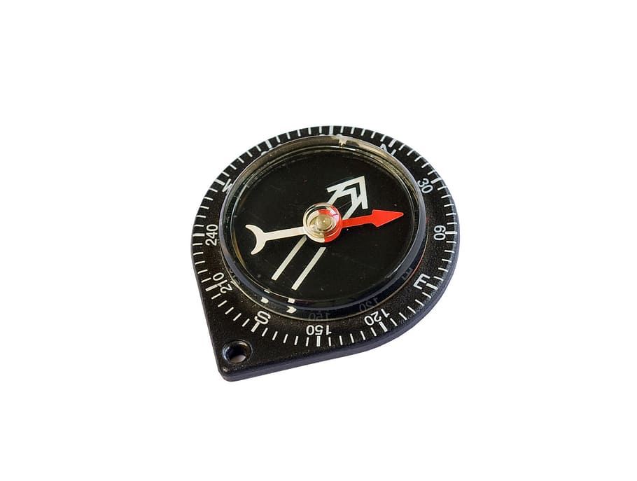 compass, black, isolated, white, background, pointer, arrow HD wallpaper