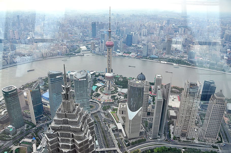 O Pearl Tower, Shanghai, building, skyline, cityscape, architecture HD wallpaper