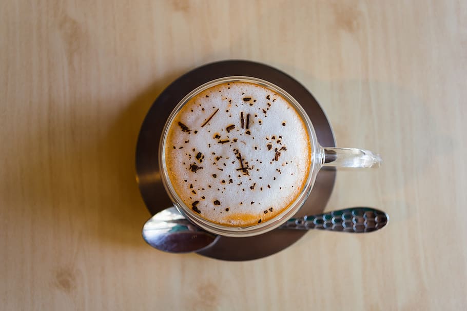 food, wood, caffeine, coffee, blur, breakfast, cappuccino, close-up HD wallpaper