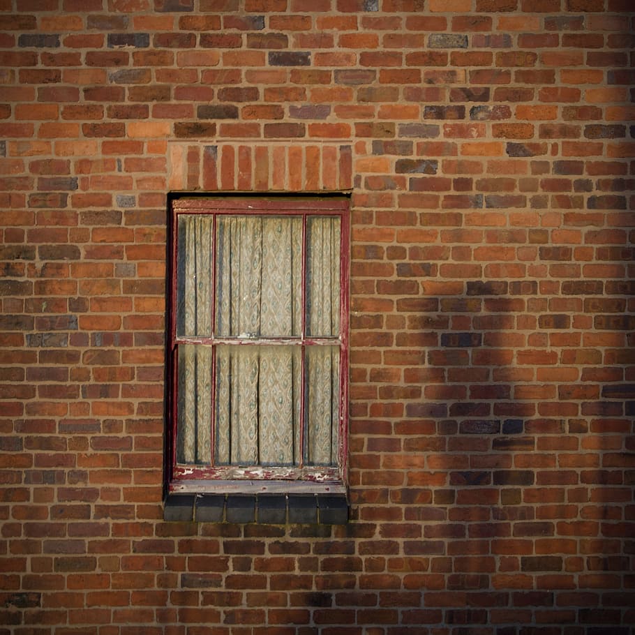 window, shadow, brick, england, old, wall - Building Feature HD wallpaper