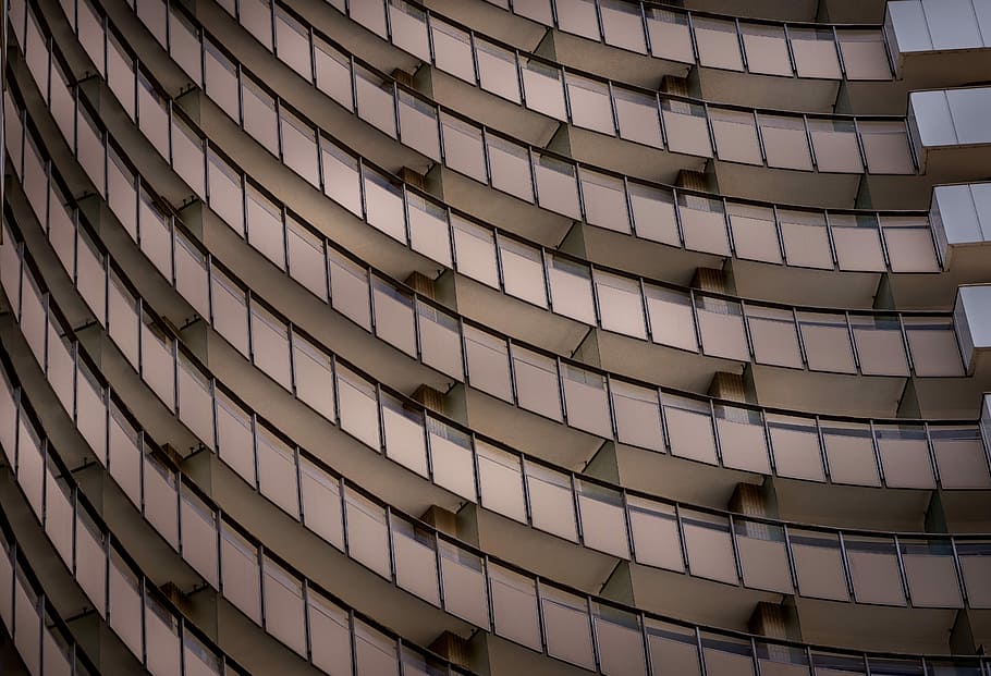brown and gray building, tire, pattern, architecture, outdoors HD wallpaper