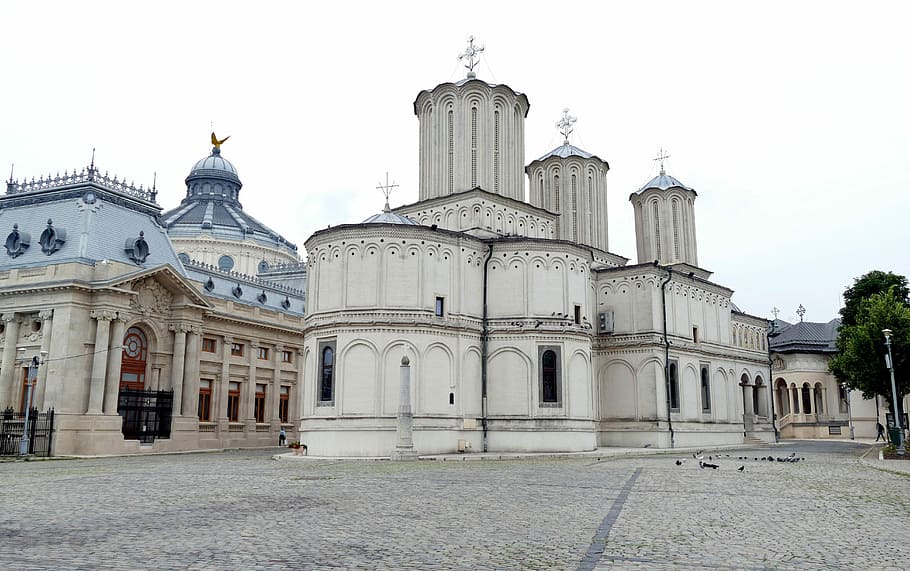 Bucharest, Romania, Capital, Church, building, places of interest, HD wallpaper