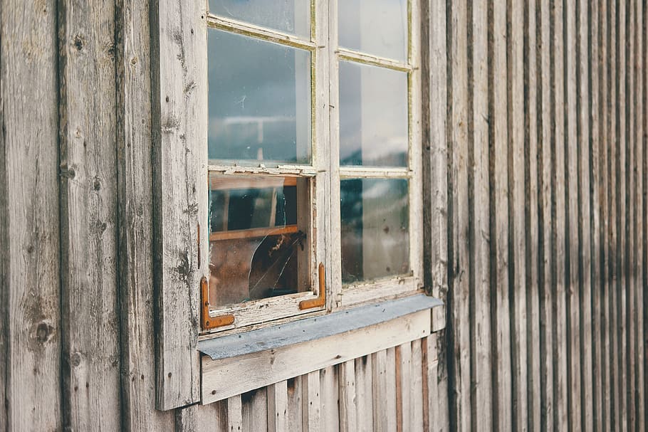 window, åre, broken, wood - material, abandoned, glass - material HD wallpaper