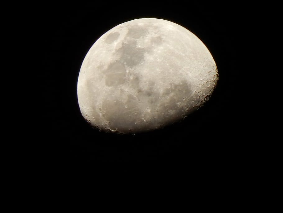 moon, space, emotion, surface, at night, beauty, astronomy HD wallpaper