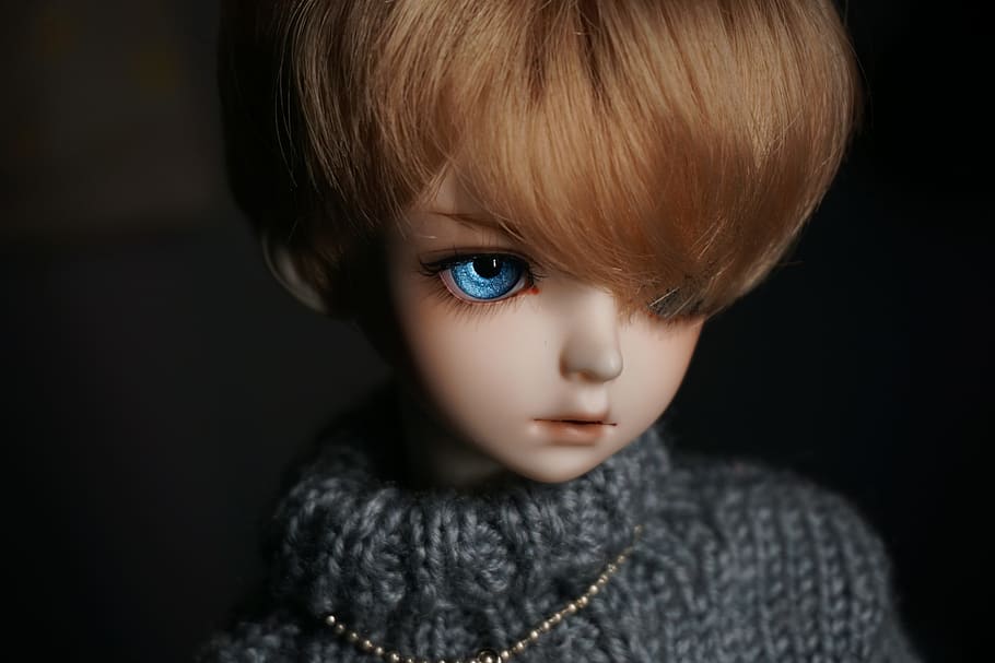 Sad store doll boy