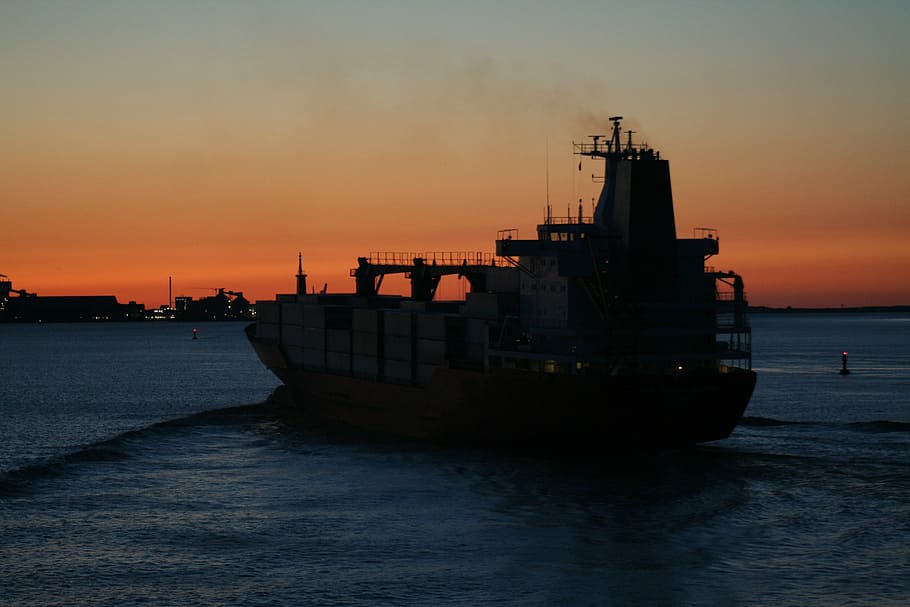 Ship, Container, Container, Shipping, Water, transport, boot HD wallpaper