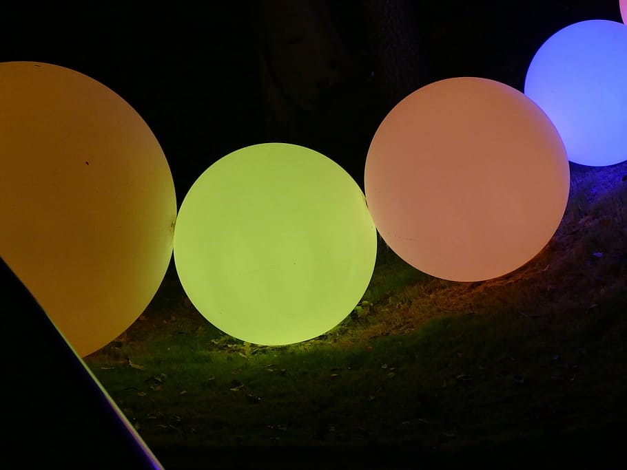 lights, color, abstract, irrlichter, pattern, background image HD wallpaper