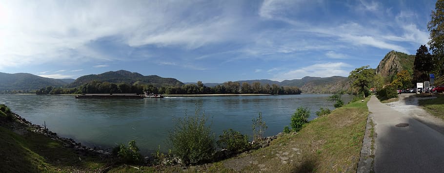 river, danube, austria, landscape, beauty, nature, autumn, tourism HD wallpaper