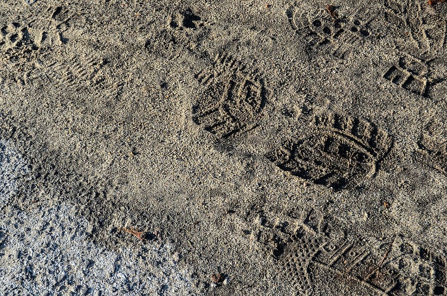 track, mud, the background, earth, sand, land, beach, high angle view HD wallpaper