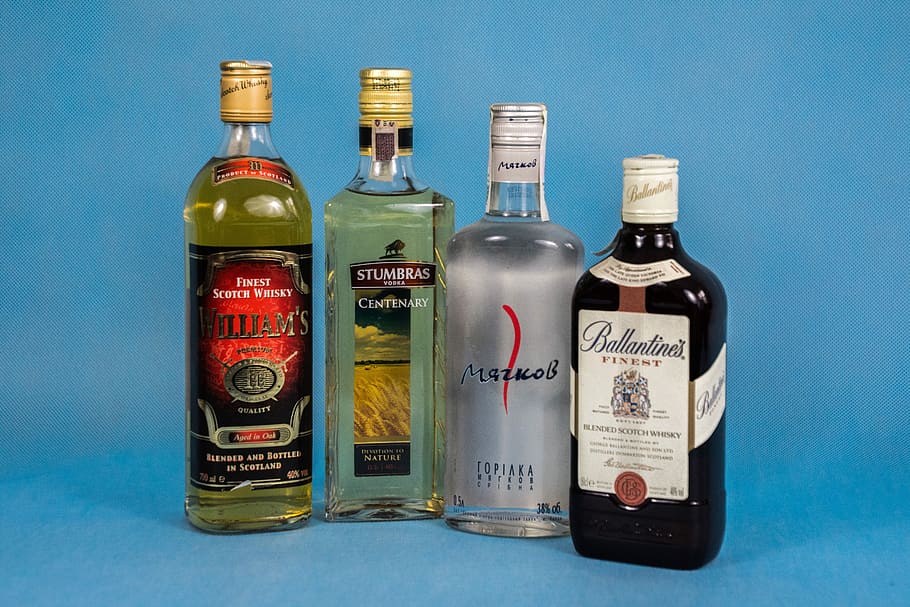 alcohol, vodka, cognac, consumption, drinking, the bottle, whiskey HD wallpaper