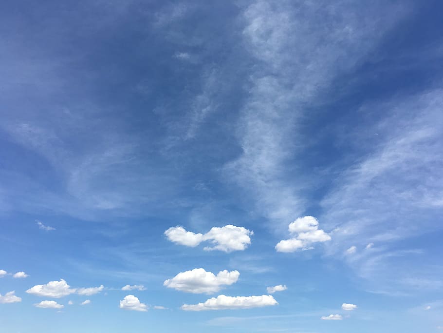 the scenery, cloud, sky, clouds, clear, cloud - sky, blue, beauty in nature HD wallpaper