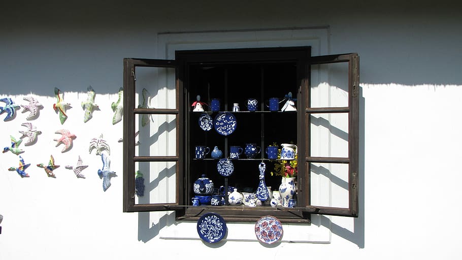 Window, Ceramic, Sale, Music, Souvenirs, village art, local business HD wallpaper