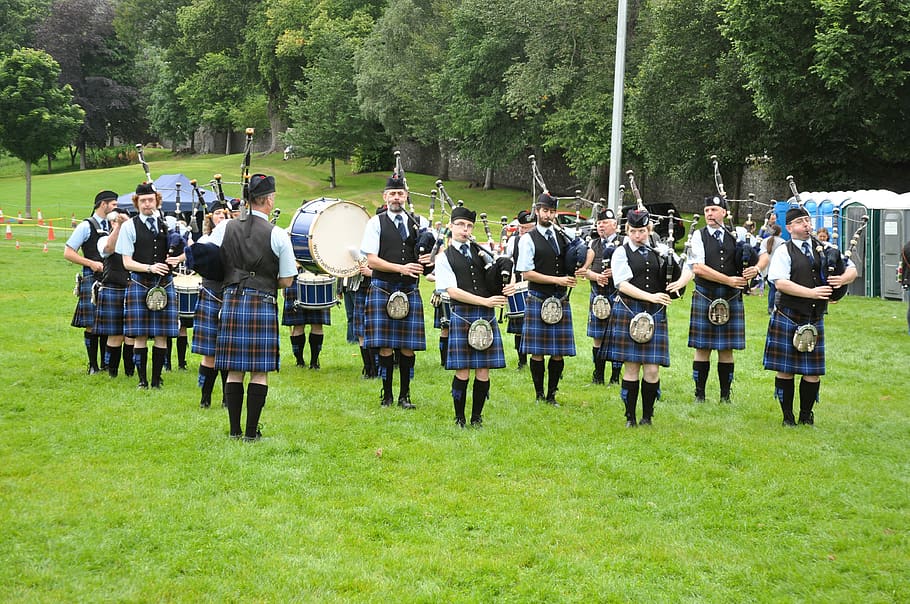 piper ribbon, music, united kingdom, scotland, highlands and islands