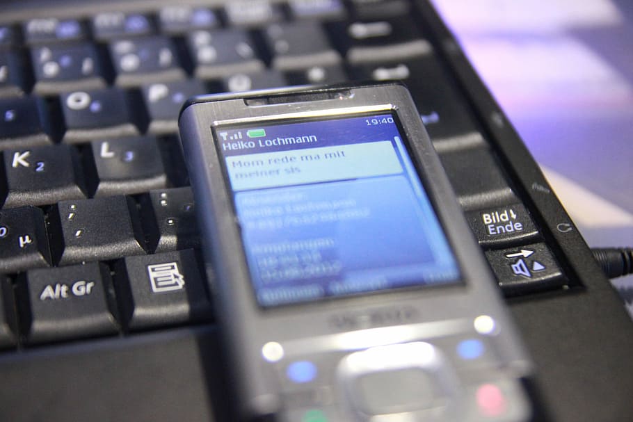 Mobile Phone, Keyboard, Sms, technology, illuminated, no people HD wallpaper