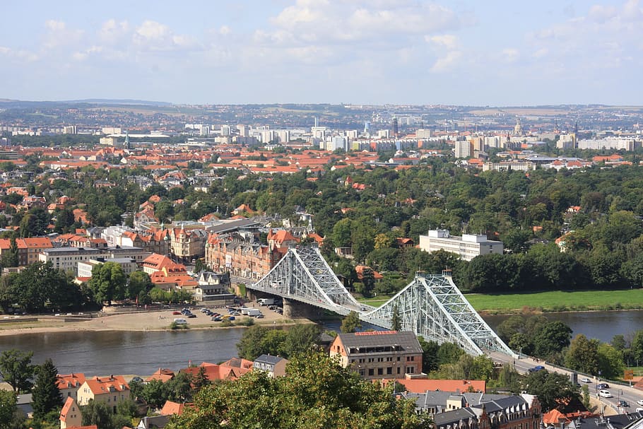 dresden, bridge, saxony, elbe, river, capital, city, water HD wallpaper