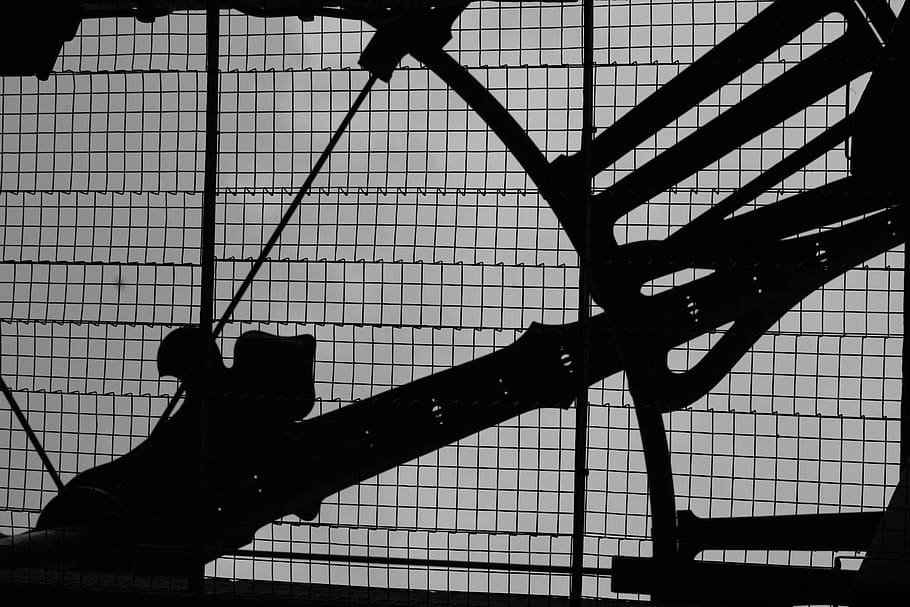 clock tower, groningen, at midday, dial, silhouette, real people HD wallpaper