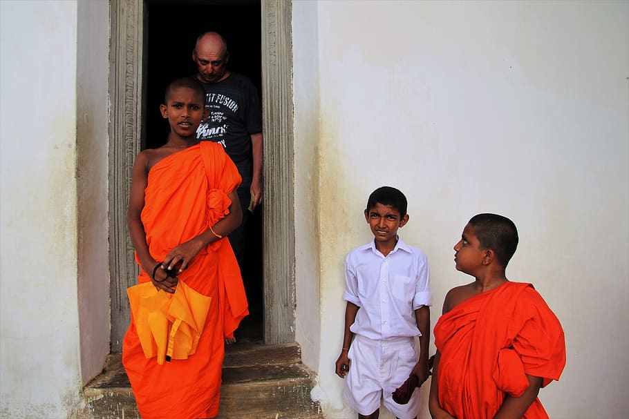 monk, buddhist, look, faith, spiritual, place, people, adult