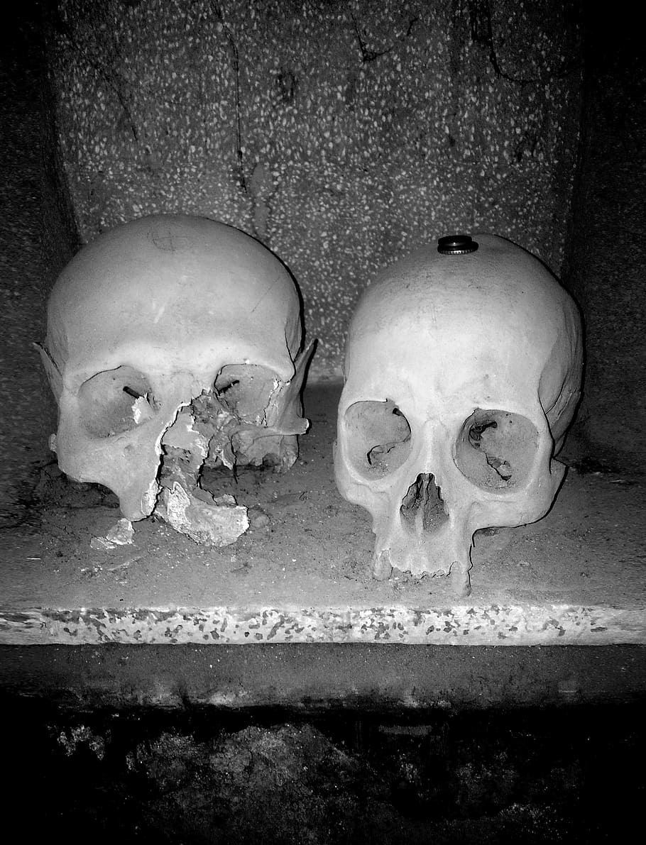 skull, death, naples, italy, cult, religion, paganism, skeleton, HD wallpaper