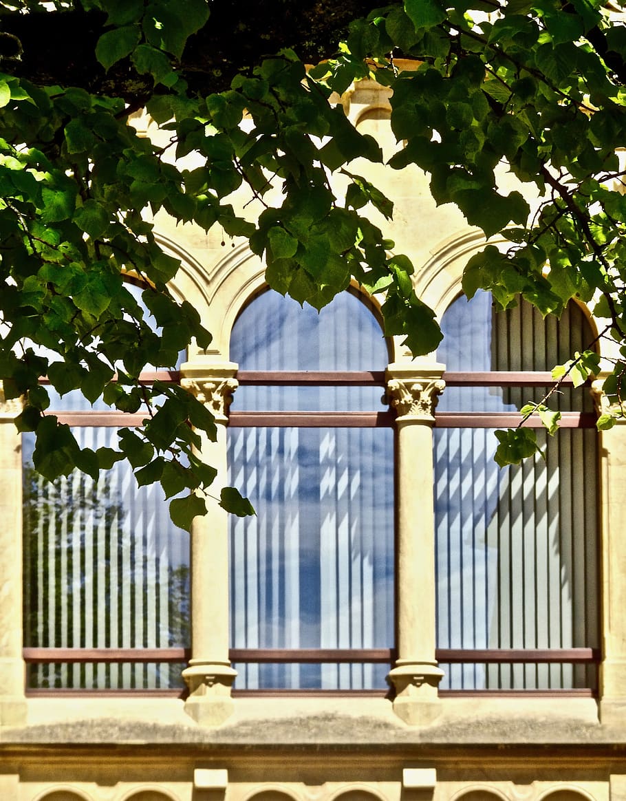 window, arch, architecture, design, gothic, arched, classic HD wallpaper