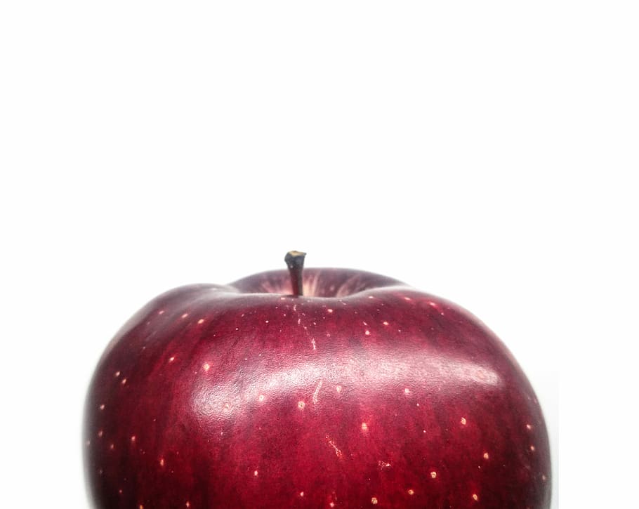 Fruit, Red Apple, white background, power, love apples, image HD wallpaper