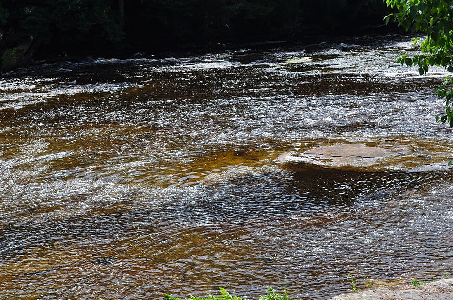 rocks, water, texture, no people, motion, nature, day, land HD wallpaper