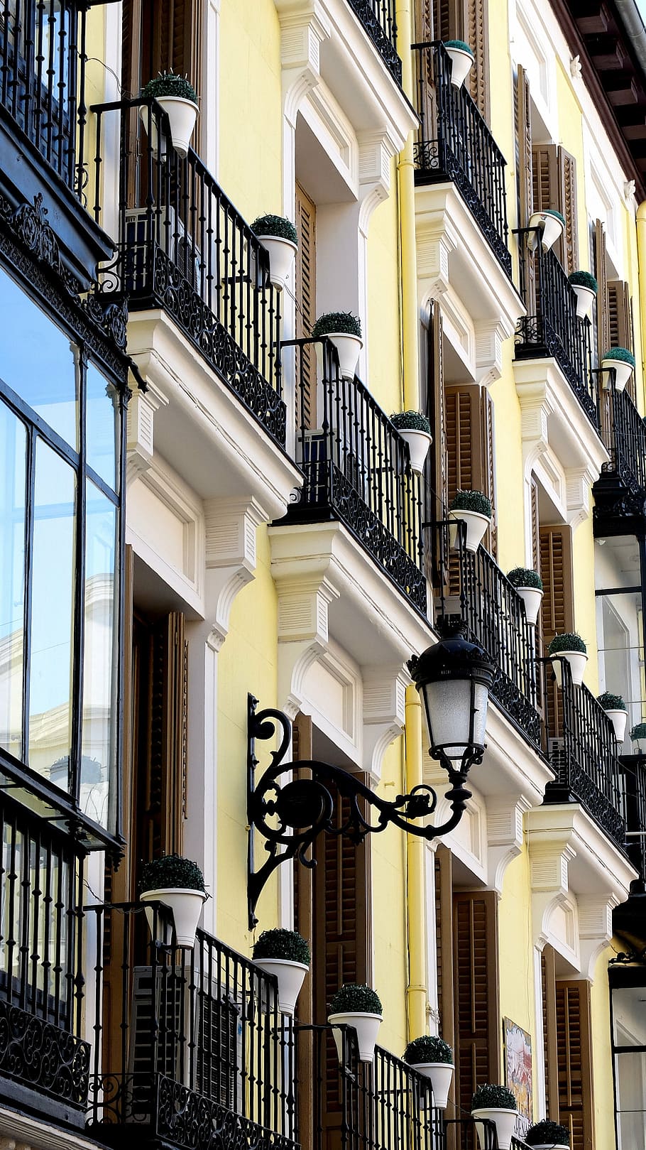 spain, madrid, building, facade, architecture, city, built structure HD wallpaper