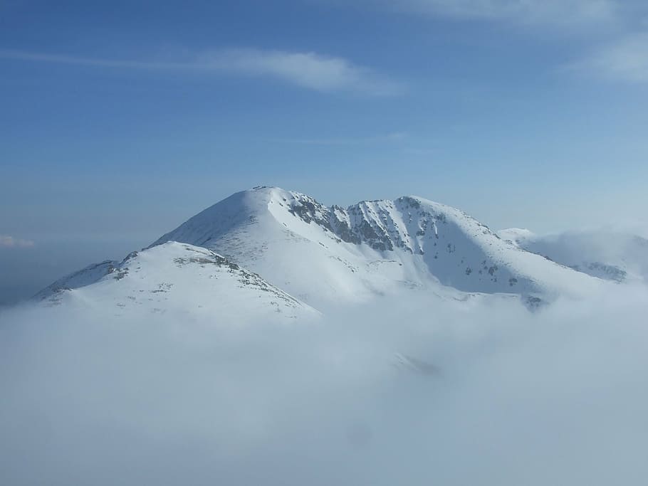 mountains, bulgaria, winter, cold temperature, snow, sky, scenics - nature HD wallpaper