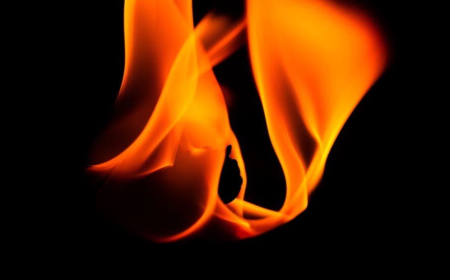 fire, flames, closeups, warm, barbecue, bonfire, blazing, fiery HD wallpaper