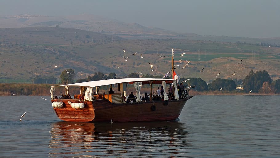 monolithic part of the waters, boat, the ship, transport, sea, HD wallpaper