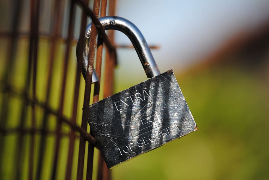black padlock, security, unlock, protection, safety, secure HD wallpaper